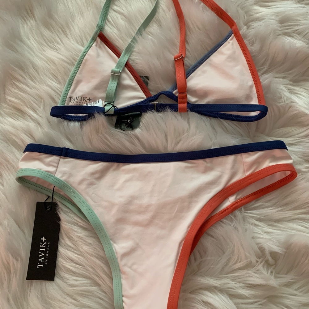 TAVIK SWIMWEAR JAYDEN COLOR BLOCKED BIKINI - Picture 7 of 7